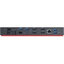 Lenovo ThinkPad Gen 2 Thunderbolt 3 Docking Station 135W με HDMI/DisplayPort 4K PD Ethernet, Διπλή Σύνδεση Οθονών, Μαύρο