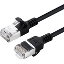 Microconnect CAT6A U/FTP Slim Network Cable, 2 m, Black, RJ45-RJ45