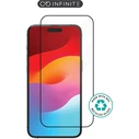 eSTUFF Full Face Tempered Glass Screen Protector for iPhone 15 - Black (ES501401)