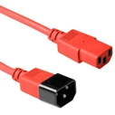 Microconnect Red IEC C14 to IEC C13 Power Cable 3m (PE1413R3)