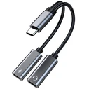Microconnect USB-C Female to 2x USB-C Female Adapter, Silver (MC-USBC-CFCF)