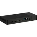 Dell WD19DCS USB-C Docking Station with HDMI/DisplayPort 4K, Power Delivery, Ethernet, 3-Display Support — Black