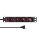 Lanview Πολύπριζο Rack - 1 τεμάχιο (PDU)