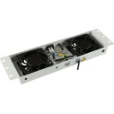 Lanview 2-Fan Analog Thermostat Rack Fan Module with Built-in UK Plug (RAF115WH-UK)