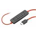 Poly Blackwire 3225 Stereo USB-A On-Ear Headset with Boom Microphone (USB-A & 3.5mm)