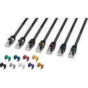 Lanview U/UTP Cat.6a (Gigabit) Ethernet Patch Cable 0.5m Black LV-UTP6A005B