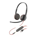 Poly Blackwire C3225 On-Ear Stereo Headset with Microphone (USB-A)