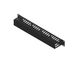 Lanview RAO400BL-24 1U 19" Sliding Cover Cable Management Panel - Black