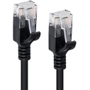 Microconnect Cat6a Slim Ethernet Cable U/UTP 0.15 m Black