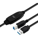 MicroConnect Active USB 3.2 Gen 1 A-B Cable 7 m - USB-A male to USB-B male (USB3.0AB7B)