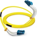 Lanview Καλώδιο Οπτικής Ίνας LC-LC 10m (Singlemode, UPC)