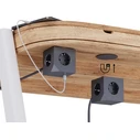 Microconnect PowerCube 3 θέσεων με 1x USB-A, 2x USB-C και καλώδιο 1.5m – Γκρι