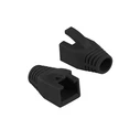 Microconnect Strain Relief Boot Cat7 up to 8.5mm Black - 50pcs