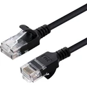 Microconnect U/UTP Cat6 (Gigabit) Slim Ethernet Cable 1.5m Black (V-UTP6015S-SLIM)