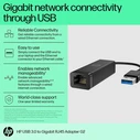 HP 4Z7Z7AA USB Αντάπτορας Δικτύου για Gigabit Ethernet (USB 3.0 σε RJ45)
