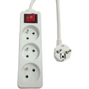 Microconnect 3-Outlet Power Strip with Switch