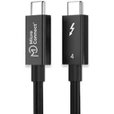MicroConnect Premium Thunderbolt 4 καλώδιο USB-C αρσενικό 3m 240W Μαύρο (TB4030)
