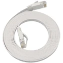 Microconnect U/UTP Cat6a Ethernet Cable 2m White Flat LSZH (TPE Jacket)