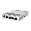 MikroTik CRS305-1G-4S+IN Unmanaged L2 PoE+ Switch  1x Gigabit RJ45, 4x SFP+