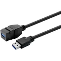 Vivolink Pro Keystone Black USB 3.0 A-Female to A-Male (PROKEYUSB3AFM2B)