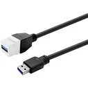 Vivolink Keystone White USB 3.0 A‑female to A‑male (PROKEYUSB3AFM3W)