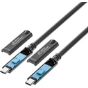 Microconnect USB-C to USB-C Video Cable 15m 60W Black (MC-USB3.2CC15-8K-OP)