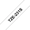 Brother TZe-231S Label-Making Tape, Black, Adhesive, 1 pc