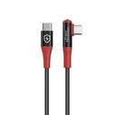 MicroConnect Safe Charge Angled USB-C to USB-C Data Blocker Cable 1.5 m 240W