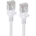 MicroConnect Cat6a U/UTP Slim Καλώδιο Ethernet 0,15 m (Λευκό)