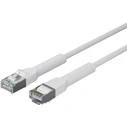 Lanview U/FTP (STP) Cat6a Flat Ethernet Cable (White)