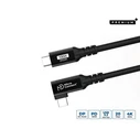 MicroConnect Angle (90°) USB-C to USB-C Premium Cable 100W 0.15m (USB3.2CC015-A)
