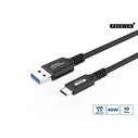 MicroConnect Premium USB-C (male) to USB-A cable 0.15 m 60W (USB3.2AC015)