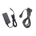Dell Laptop AC Adapter 45W 19.5V (3J9PW) with Detachable Power Cable and Interchangeable Plug Set