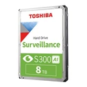 Toshiba S300 AI 8TB 3.5" SATA III 7200 RPM Internal HDD 512 MB Cache MG10ADA800E-V
