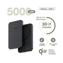 PanzerGlass Empower MagSafe 5000mAh 15W με Θύρα USB-C Μαύρο