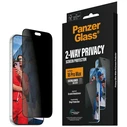 PanzerGlass 2‑Way Privacy Screen Protector for Apple iPhone 18 Pro Max (Ultra‑Wide Fit) with EasyAligner