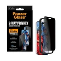 PanzerGlass 2‑Way Privacy Screen Protector for Apple iPhone 18 Pro Max (Ultra‑Wide Fit) with EasyAligner