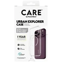 CARE by PanzerGlass Urban Explorer Transparent Case with White MagSafe — for Apple iPhone 17 Pro Max / 18 Pro Max