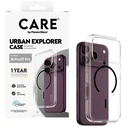 CARE by PanzerGlass Urban Explorer Case Transparent with Black MagSafe for iPhone 17 Pro / iPhone 18 Pro