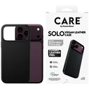 CARE by PanzerGlass Solo Vegan Leather Case Black with MagSafe for iPhone 17 Pro Max