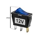 Default Brand On Off Switch with Blue LED 20A 12V Blue