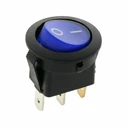 Διακόπτης ON OFF με λαμπάκι Μπλε 6A 250V 125V 10A DM 5814
