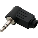Audio Accessories Brandless Stereo 3.5mm Angled Plastic Plug DM 1164