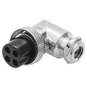 Default DM 134 CB 4PIN Female Microphone Connector with Cable
