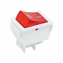 Default Brand Red Illuminated ON OFF 230V MK621 Switch