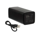 Blow PB20G Power Bank 20000mAh 65W με 2 Θύρες USB-A και 2 Θύρες USB-C Power Delivery Μαύρο