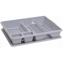 Curver Στεγνωτήρας Νεροχύτη Πλαστικός Γκρι 47,5x38x8,5 cm