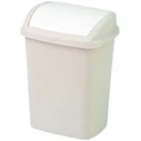 Curver Plastic Waste Bin 10L Beige (25x36x20 cm)