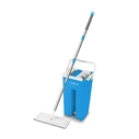 Esperanza Perfect Clean Παρκετέζα 2τμχ EHS004 - Σφουγγαρίστρα παρκέ με μικροΐνες, Μπλε/Λευκό