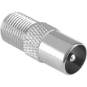 Default Adaptor TV Male to F Female Silver